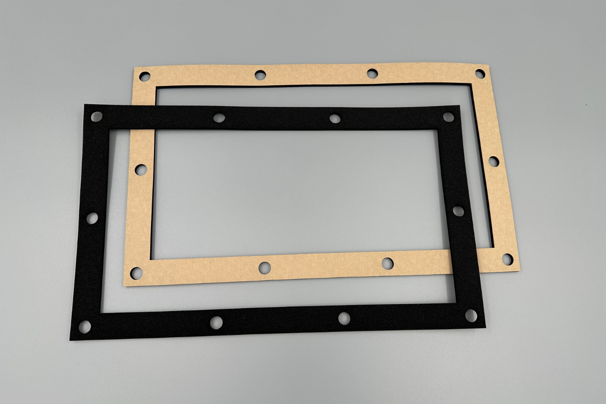 ウォータージェットで加工されたネオプレンスポンジ額縁ガスケット完成品