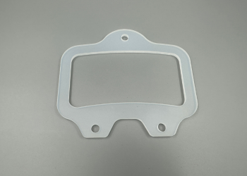 シリコンゴム点検口ガスケットの特注加工事例｜曲線形状をウォータージェットで精密カット 株式会社ダイコー