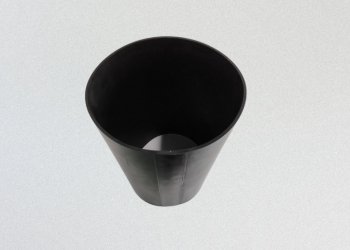 ネオプレンゴム（CR）筒形状パッキンの加工事例｜ウォータージェットと手加工による外側補強付き仕様 株式会社ダイコー