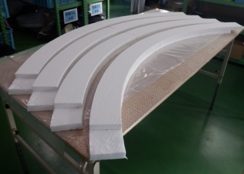 断熱材 ファインフレックスBIOボード 加工事例｜大口径・分割加工 株式会社ダイコー