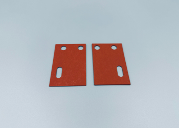 赤ファイバー（バルカナイズドファイバー）レーザー加工 長穴部品の加工事例  株式会社ダイコー